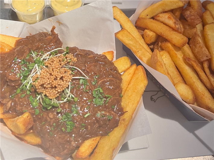 Flemish stew and frites